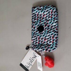 Kipling Creativity Abstract print pouch NEW